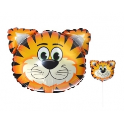 Balon foliowy tygrys zoo urodziny dekoracja